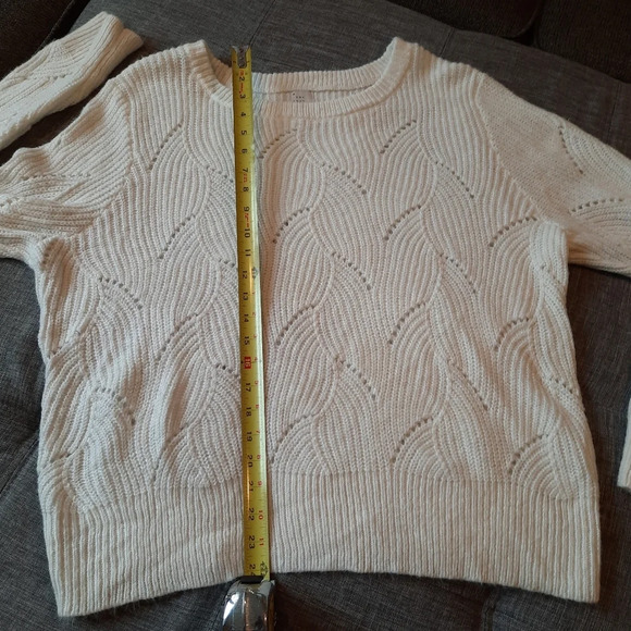 A New Day Ivory Chunky Knit Cozy Sweater •Sz XXL• - Picture 5 of 7
